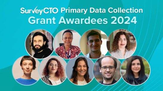 Introducing 2024’s primary data collection research grant winners