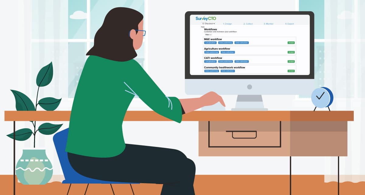 You are currently viewing Discover the Hub, SurveyCTO’s data collection template gallery